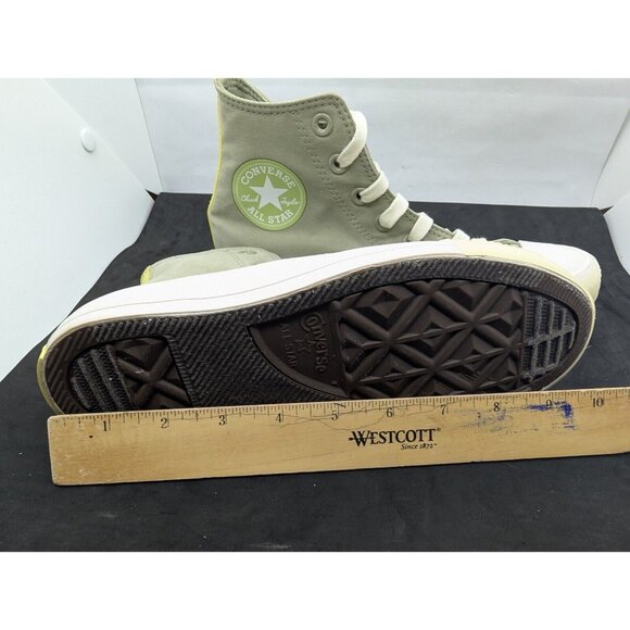 CONVERSE Chuck Taylor Women's size 6.5 m Green High Top Sneakers READ - Picture 7 of 10